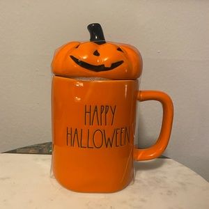 Rae Dunn Happy Halloween Mug with 🎃 Topper New